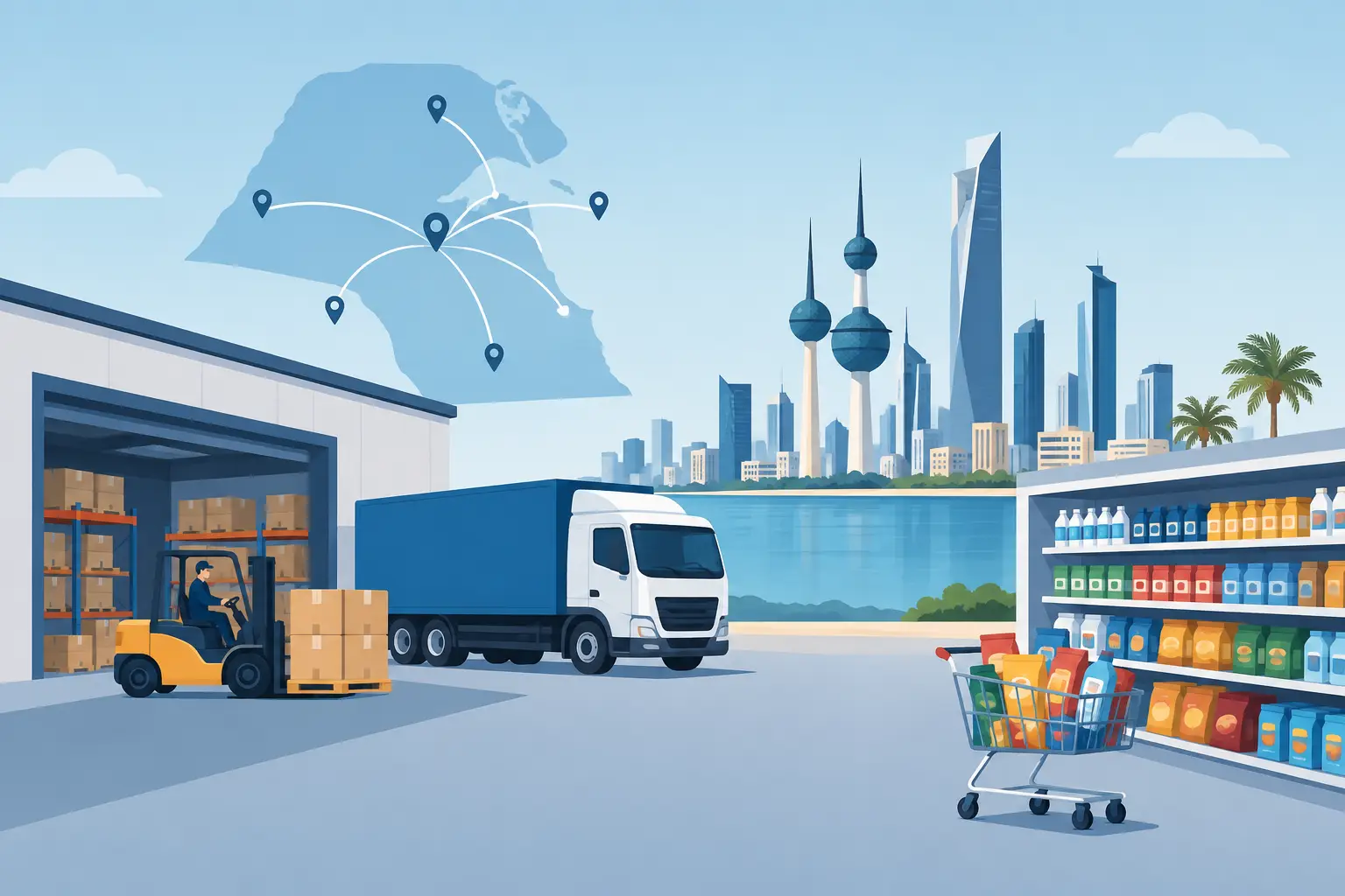FMCG Distribution Network Case Study in Kuwait